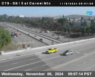 NB 15 at Carmel Mountain Rd.