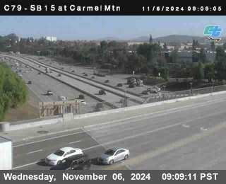 NB 15 at Carmel Mountain Rd.