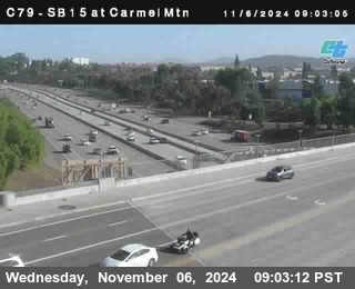 NB 15 at Carmel Mountain Rd.