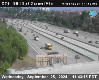 NB 15 at Carmel Mountain Rd.