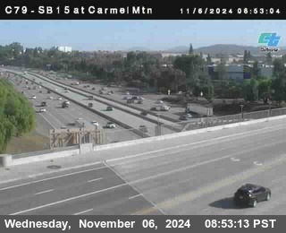 NB 15 at Carmel Mountain Rd.