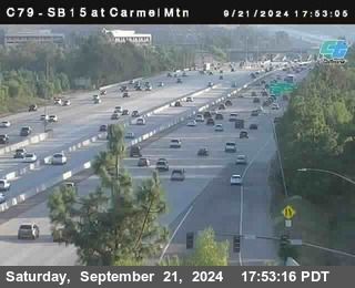 NB 15 at Carmel Mountain Rd.