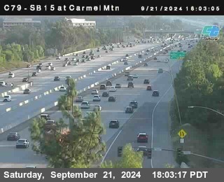 NB 15 at Carmel Mountain Rd.