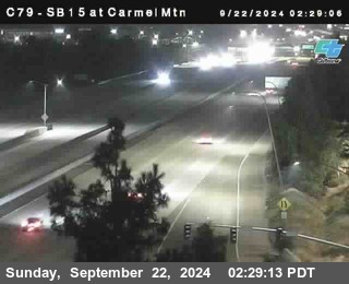 NB 15 at Carmel Mountain Rd.