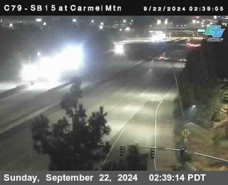 NB 15 at Carmel Mountain Rd.