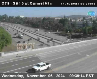 NB 15 at Carmel Mountain Rd.