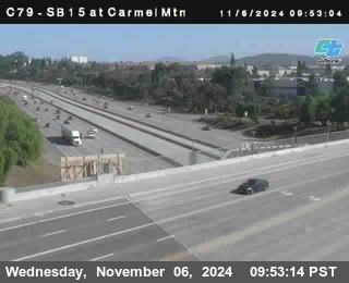 NB 15 at Carmel Mountain Rd.