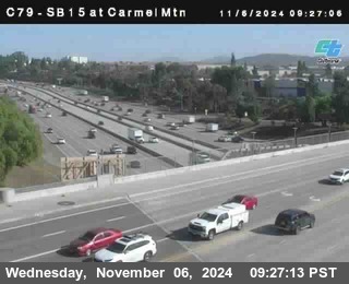 NB 15 at Carmel Mountain Rd.