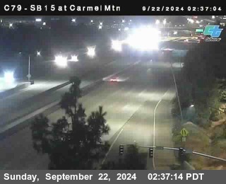 NB 15 at Carmel Mountain Rd.