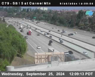 NB 15 at Carmel Mountain Rd.