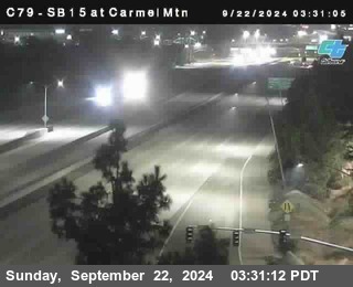 NB 15 at Carmel Mountain Rd.