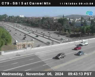 NB 15 at Carmel Mountain Rd.