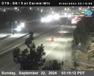 NB 15 at Carmel Mountain Rd.