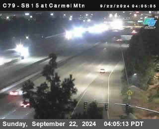 NB 15 at Carmel Mountain Rd.