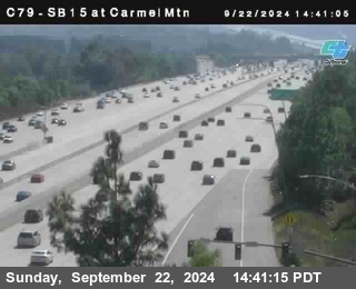 NB 15 at Carmel Mountain Rd.