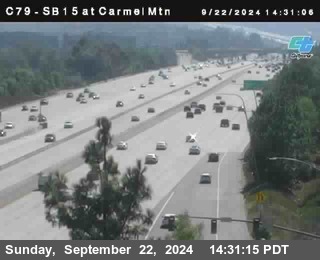 NB 15 at Carmel Mountain Rd.