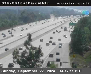 NB 15 at Carmel Mountain Rd.