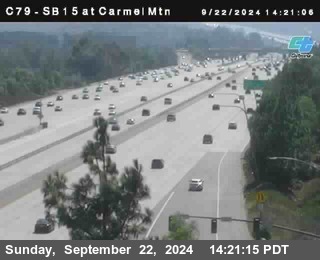 NB 15 at Carmel Mountain Rd.