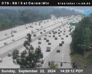 NB 15 at Carmel Mountain Rd.