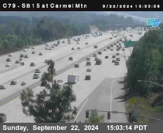 NB 15 at Carmel Mountain Rd.