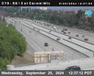 NB 15 at Carmel Mountain Rd.