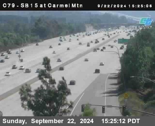 NB 15 at Carmel Mountain Rd.