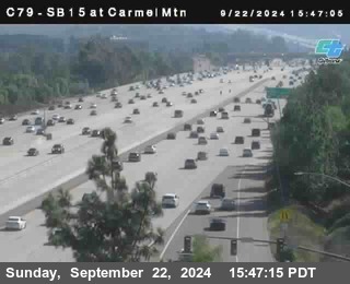 NB 15 at Carmel Mountain Rd.