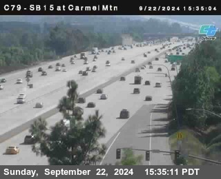 NB 15 at Carmel Mountain Rd.