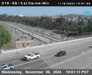 NB 15 at Carmel Mountain Rd.