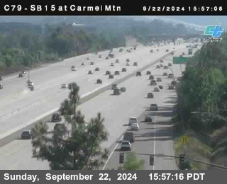 NB 15 at Carmel Mountain Rd.