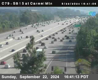 NB 15 at Carmel Mountain Rd.