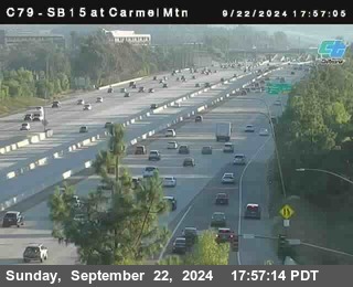 NB 15 at Carmel Mountain Rd.