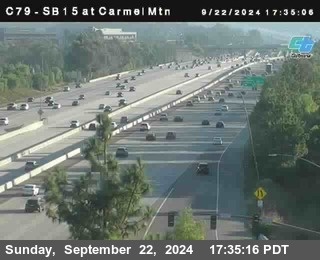 NB 15 at Carmel Mountain Rd.