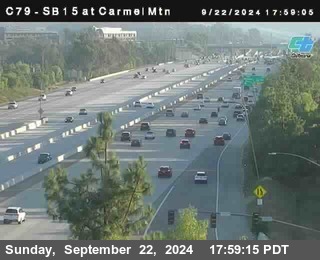 NB 15 at Carmel Mountain Rd.