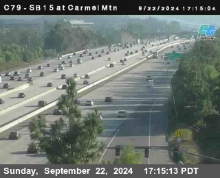 NB 15 at Carmel Mountain Rd.