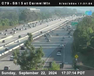 NB 15 at Carmel Mountain Rd.