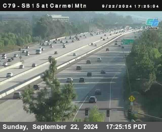 NB 15 at Carmel Mountain Rd.