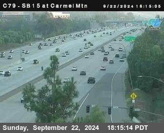 NB 15 at Carmel Mountain Rd.