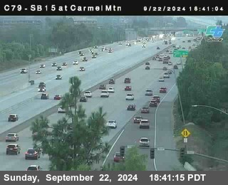 NB 15 at Carmel Mountain Rd.