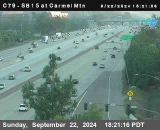 NB 15 at Carmel Mountain Rd.