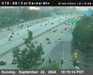 NB 15 at Carmel Mountain Rd.