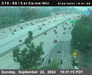 NB 15 at Carmel Mountain Rd.