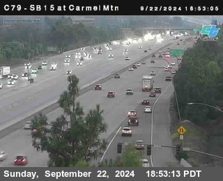 NB 15 at Carmel Mountain Rd.