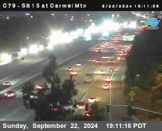 NB 15 at Carmel Mountain Rd.