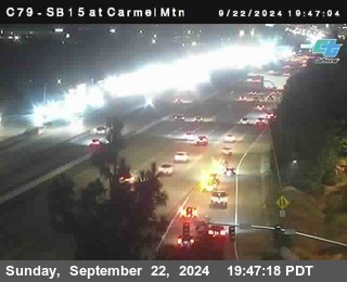 NB 15 at Carmel Mountain Rd.