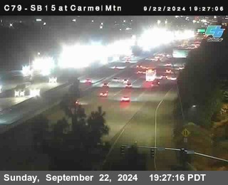 NB 15 at Carmel Mountain Rd.