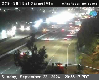 NB 15 at Carmel Mountain Rd.