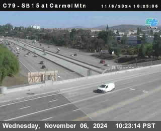 NB 15 at Carmel Mountain Rd.