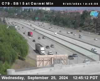 NB 15 at Carmel Mountain Rd.