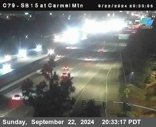 NB 15 at Carmel Mountain Rd.